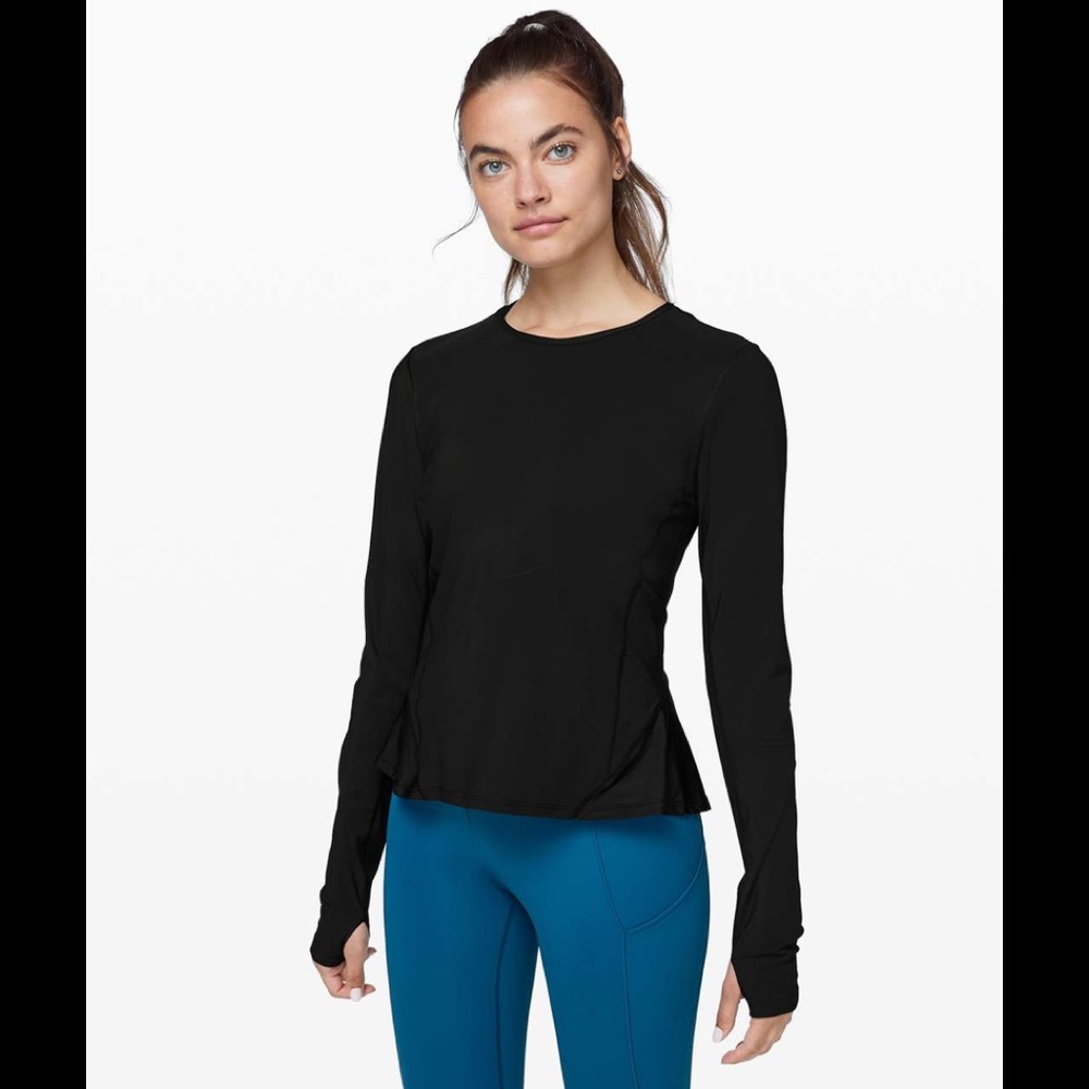 Lululemon Look Ahead Run Long Sleeve top. Sz 10